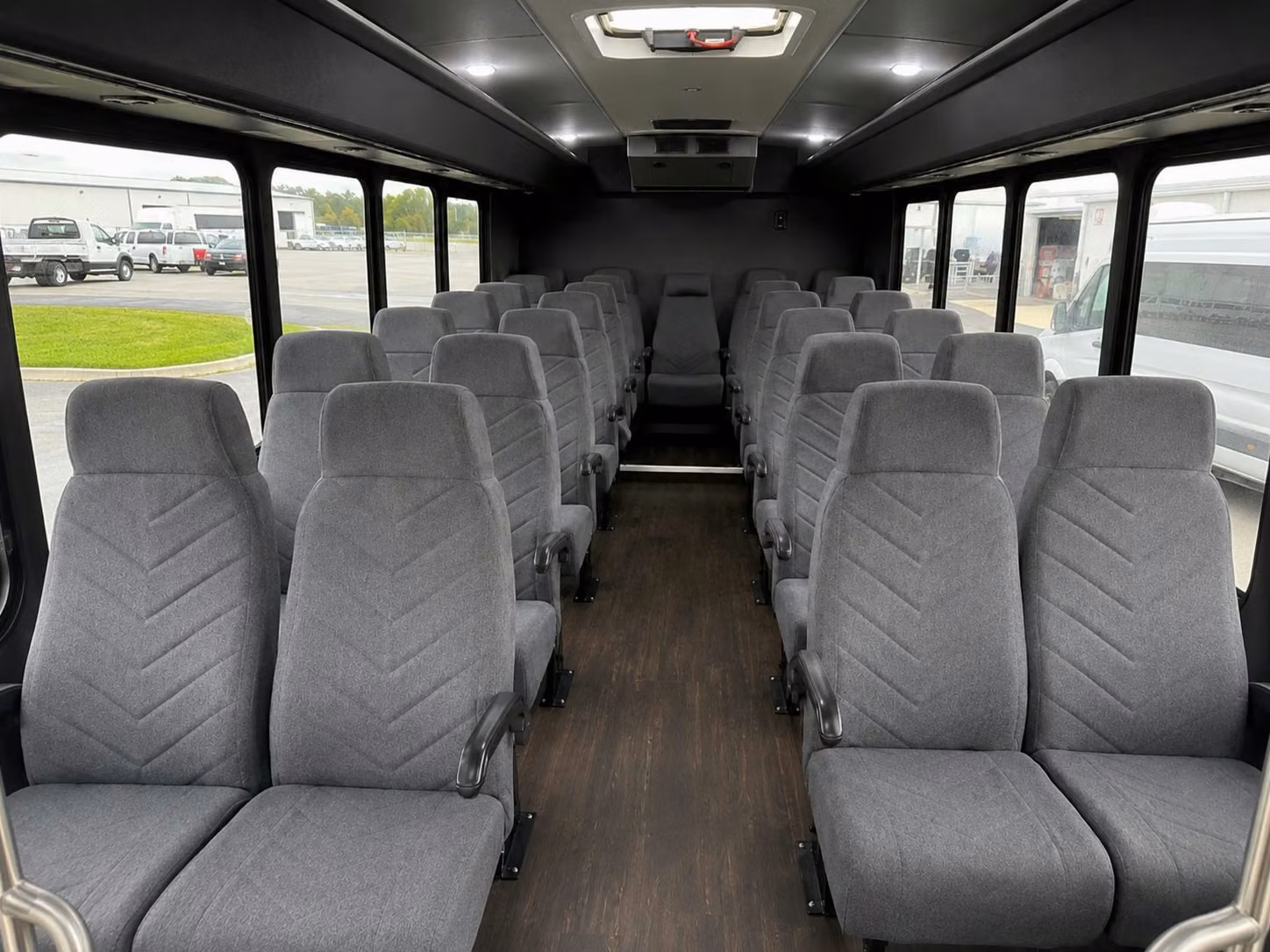 15 passenger minibus inside