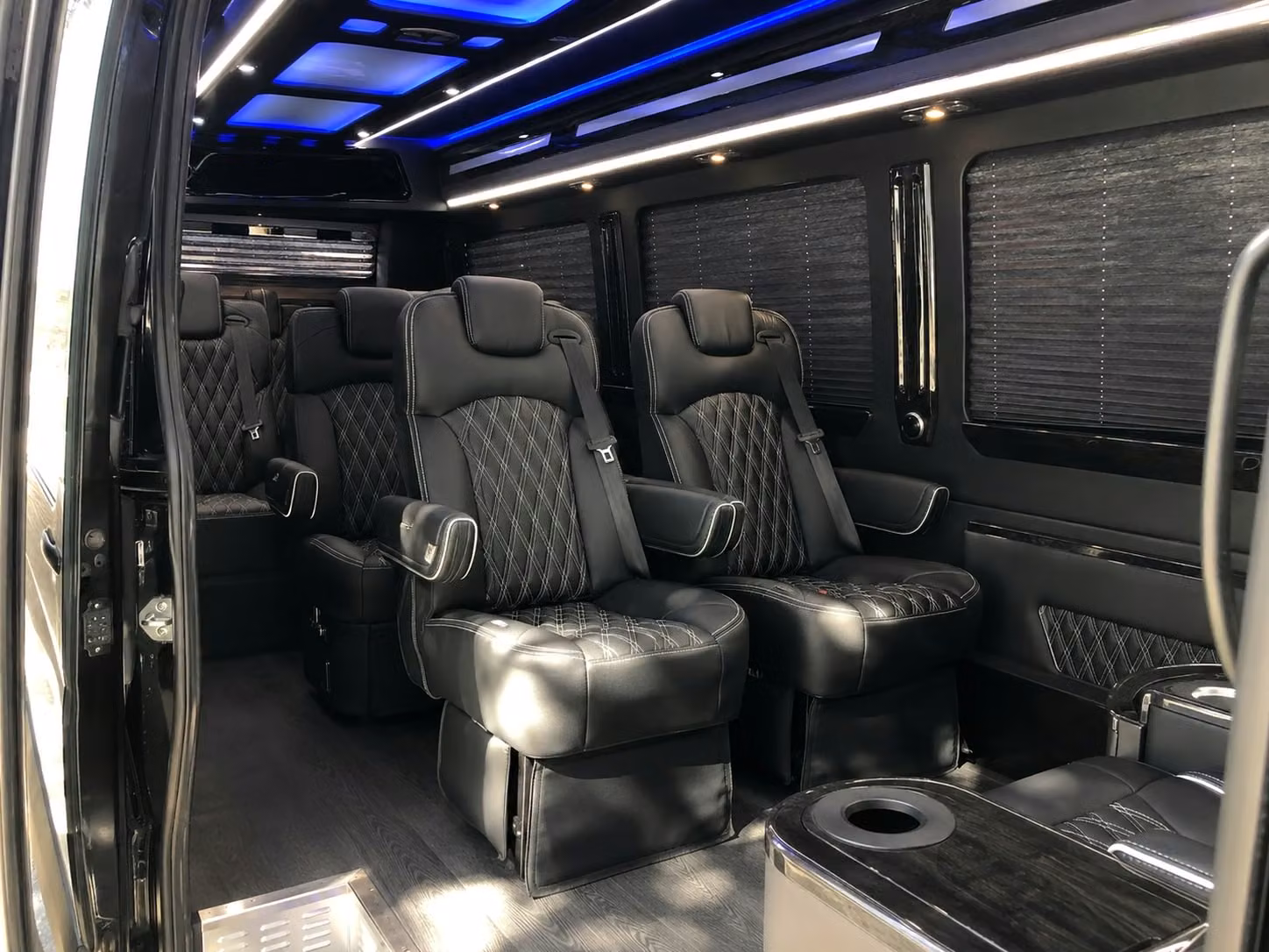 sprinter van with driver interior